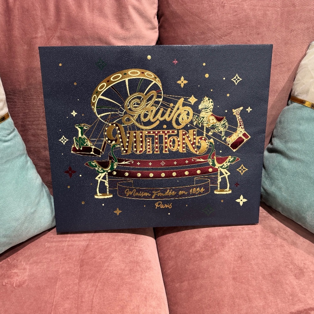 Louis Vuitton Official Paper Shopping Bag Holiday Limited Edition 2024